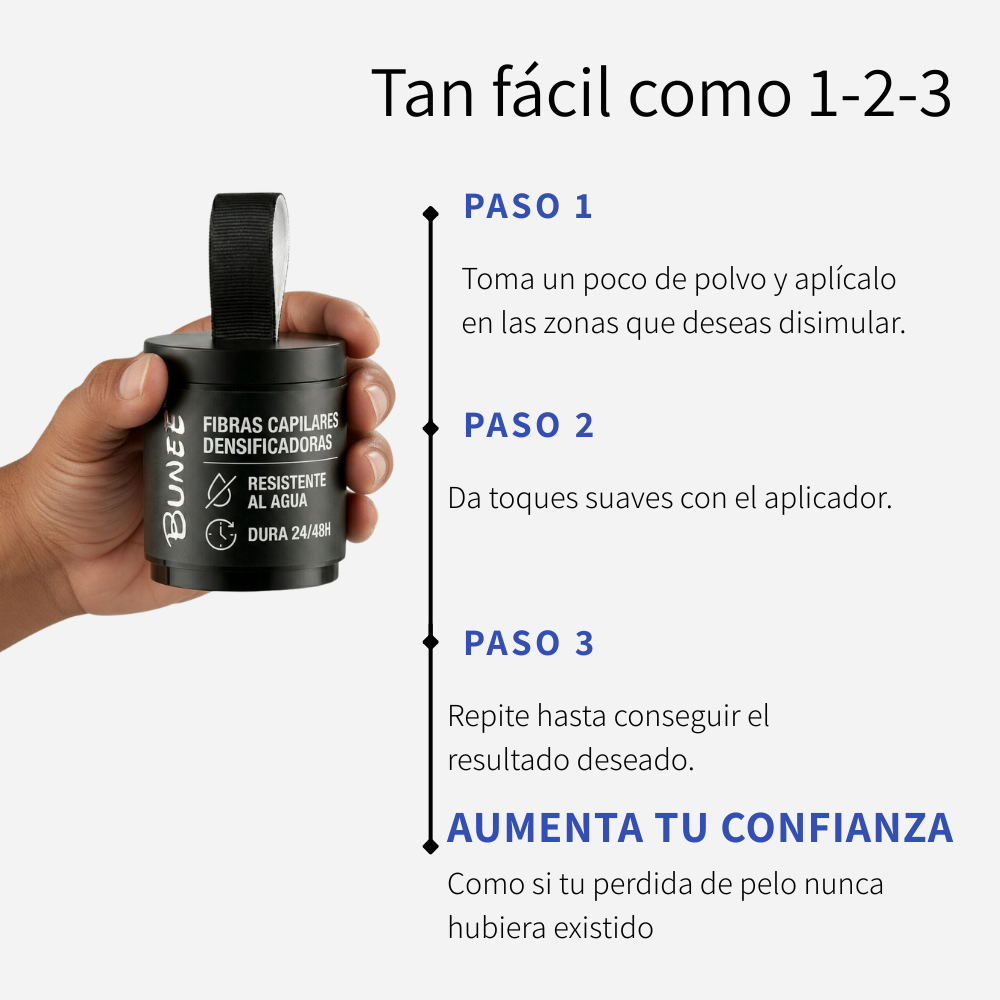 Fibras capilares densificadoras BUNEE