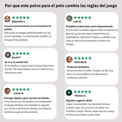 Fibras capilares densificadoras BUNEE